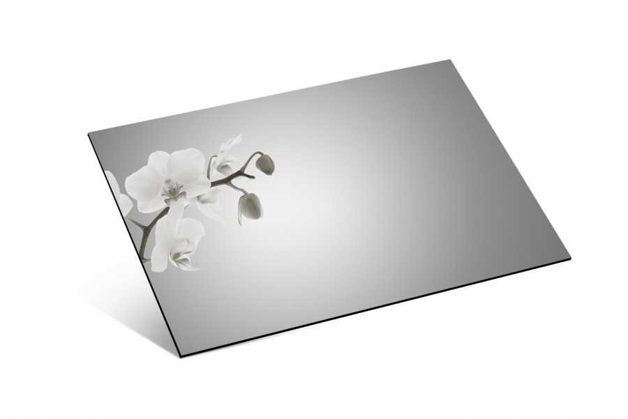 1mm Ayna Pleksi Gümüş - Yapışkanlı 81x61 Cm