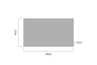 2 mm Şeffaf Pleksiglas 67x100 cm - 2
