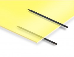 2.8 mm Buzlu Sarı Pleksiglas 67x100cm - Thumbnail