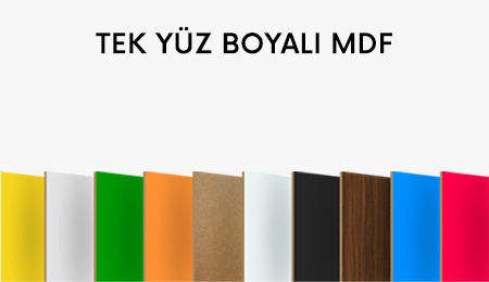 tek yüz boyalı mdf