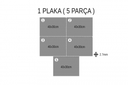 Akçaağaç Çift Yüz Boyalı 2.7mm Mdf - 30x40 Cm ( 1 Parça ) - Thumbnail