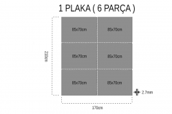 Alize Tek Yüz Boyalı 2.7mm Mdf - 85x70cm (6 Parça) - Thumbnail