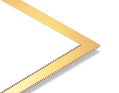  - Altın Yaldız - Beyaz 2.7mm Mdf - 85x68 cm (1 Parça)