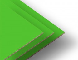 Double Sided Green Colored MDF (520 mm x 850 mm) Thickness (2.7 mm) - Thumbnail