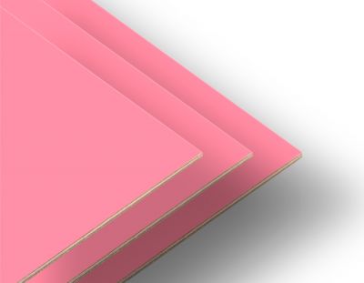 StarWood - Double Sided Pink Colored MDF (1050 mm x 850 mm) Thickness (2.7 mm)