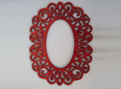 Double Sided Red Colored MDF (1050 mm x 850 mm) Thickness (2.7 mm) - Thumbnail