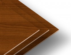 Double Sided Walnut Colored MDF (520 mm x 850mm) Thickness (2.7 mm) - Thumbnail