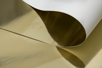  - Fon Kartonu 50x70 cm Metalik Altın 10Lu Paket