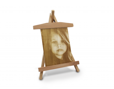 Gift Laser Engraving Wooden Easel 18X28 Cm - 2