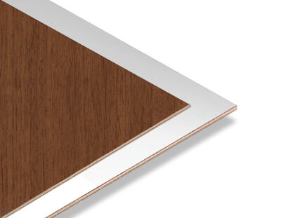  - Gümüş Yaldız - Ceviz Mdf - 85x70 cm (1 Parça)
