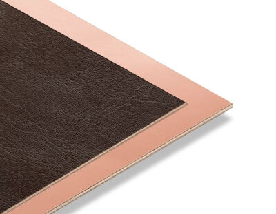  - Kahve Rengi Rustik - Bakır Yaldız Mdf - 85x68 cm (1 Parça)