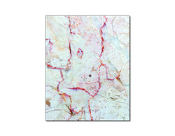 Kırmızı -Beyaz Mermer Desen 2.7mm Mdf 70x56 cm (1 Parça) - Thumbnail