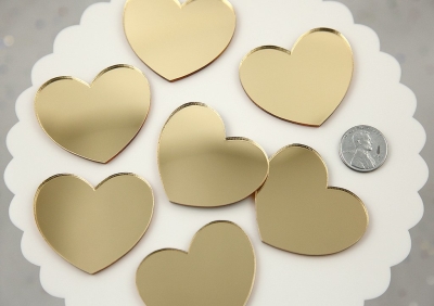 Mirror ACRYLIC PLEXIGLASS Gold (810 mm x 610 mm) Thickness (1.8 mm) - 3
