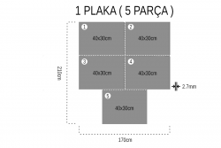 Pembe Çift Yüz Boyalı 2.7mm Mdf - 30x40 Cm ( 1 Parça ) - Thumbnail