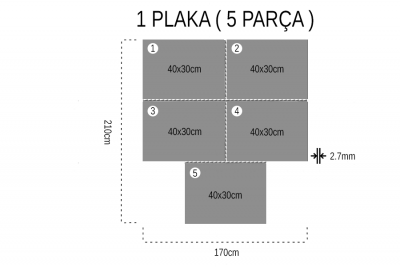 Pembe Çift Yüz Boyalı 2.7mm Mdf - 30x40 Cm ( 1 Parça ) - 2