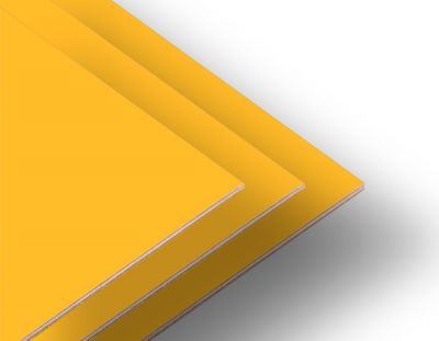 StarWood - Sarı Çift Yüz Boyalı 2.7mm Mdf - 85x70 Cm (6 Parça)