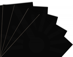 Siyah Tek Yüz Mdf 2.7 mm 60x40 Cm ( 1 Parça ) - Thumbnail