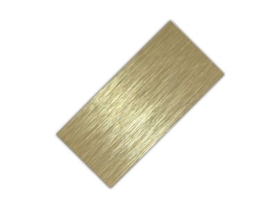  - Sublimasyon Metal Levha Fırçalı Altın 30x60 cm - 0,45 mm