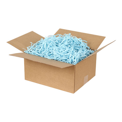 Zikzak Kırpıntı Kağıt Paketleme Dolgu Malzemesi - Mavi - 1 KG